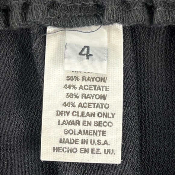 VTG Karen Steven Women 4 Skirt Suit Red Plaid Jacket Black Pleated Skirt 90s USA - Picture 10 of 14